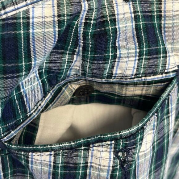 POLO RALPH LAUREN Men’s Shorts 38 Green Plaid Cotton Prospect Casual Golf Preppy - Picture 13 of 14